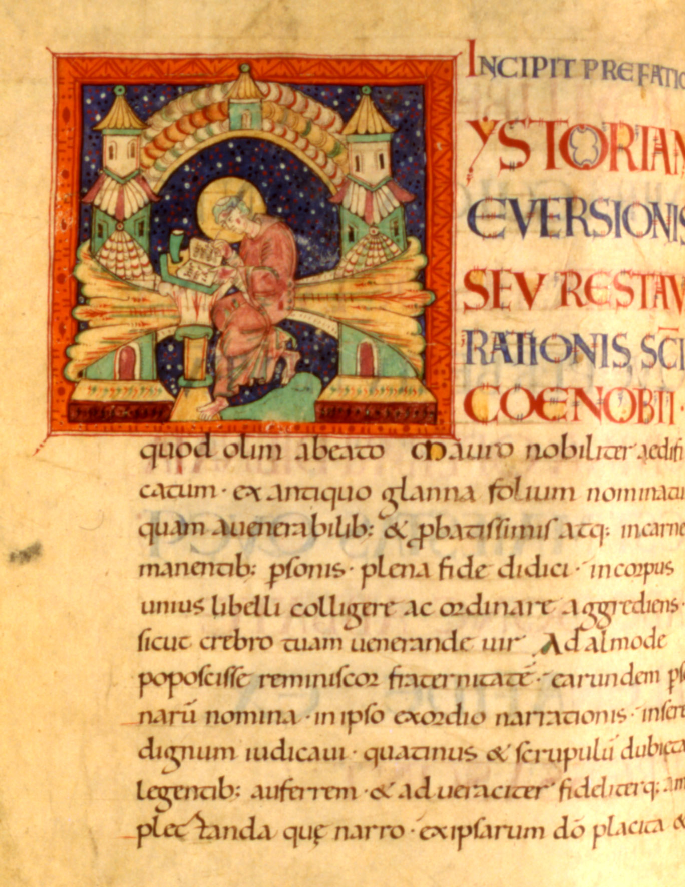 Manuscrit du scriptorium de Saint-Maur