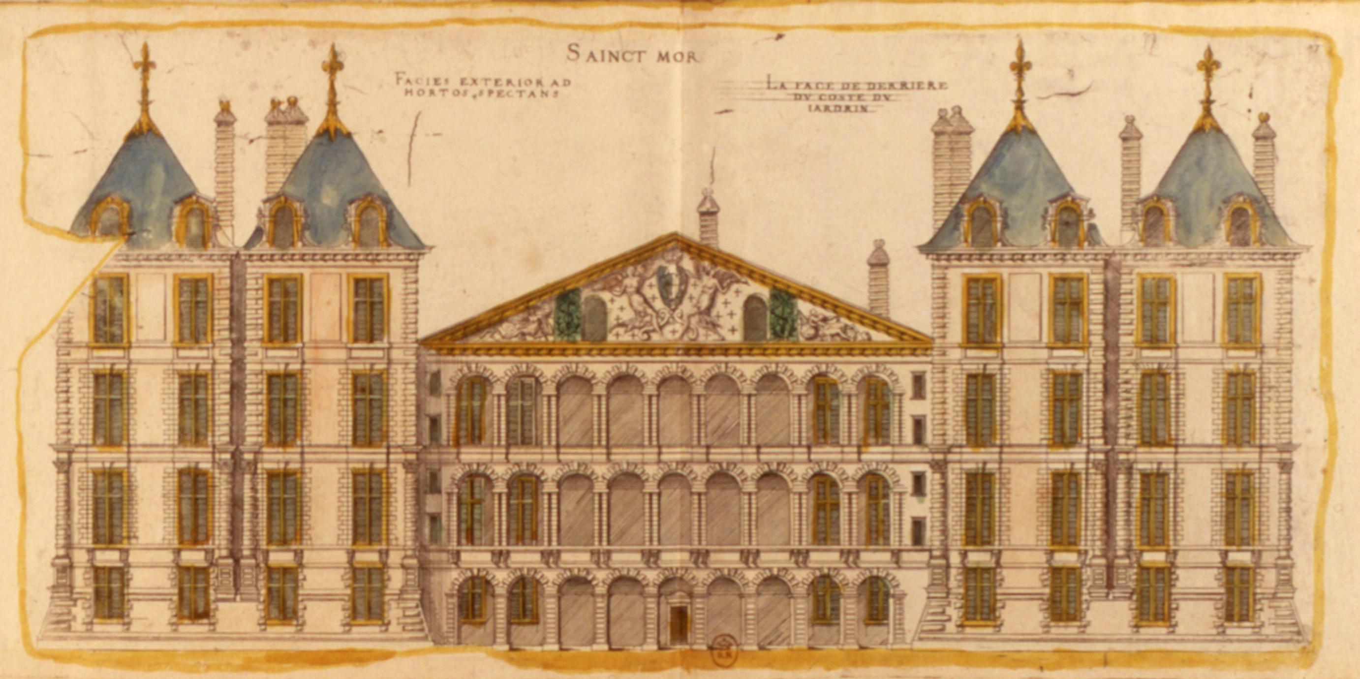 Le 2e projet de château de Catherine de Médicis