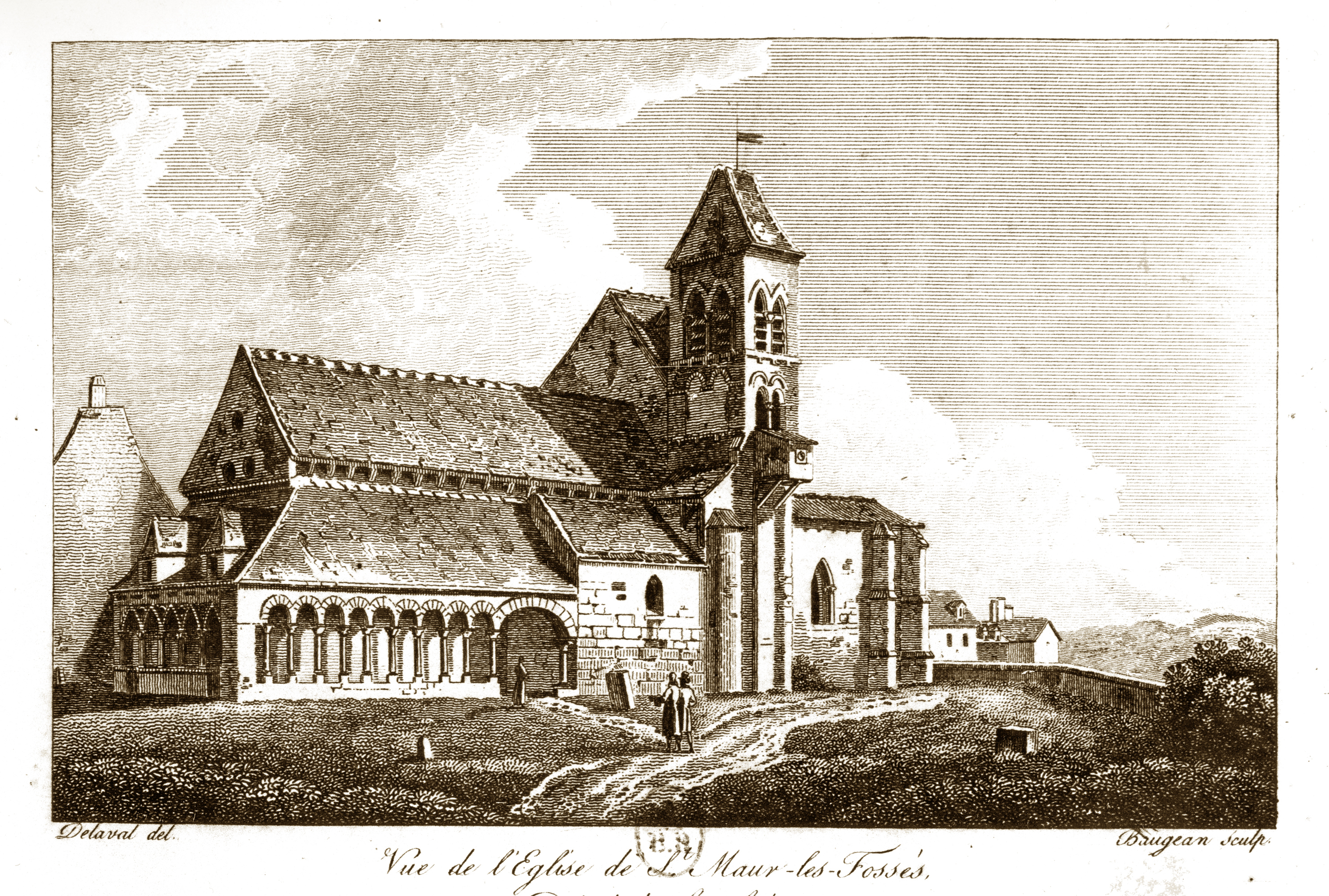 L'eglise Saint Nicolas en 1817